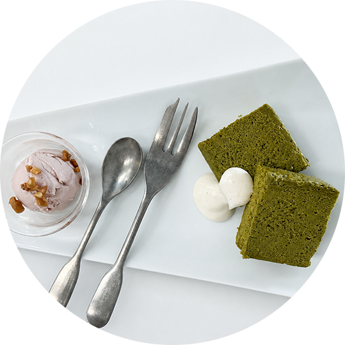 スフレケーキ 抹茶